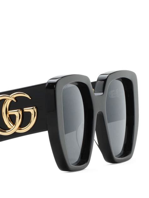 gucci gg0956s 001|gucci geometric frame sunglasses.